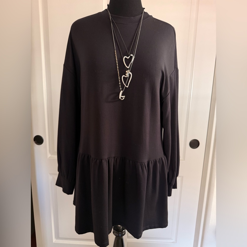 Sanctuary Long Sleeve Modal Blend Dress